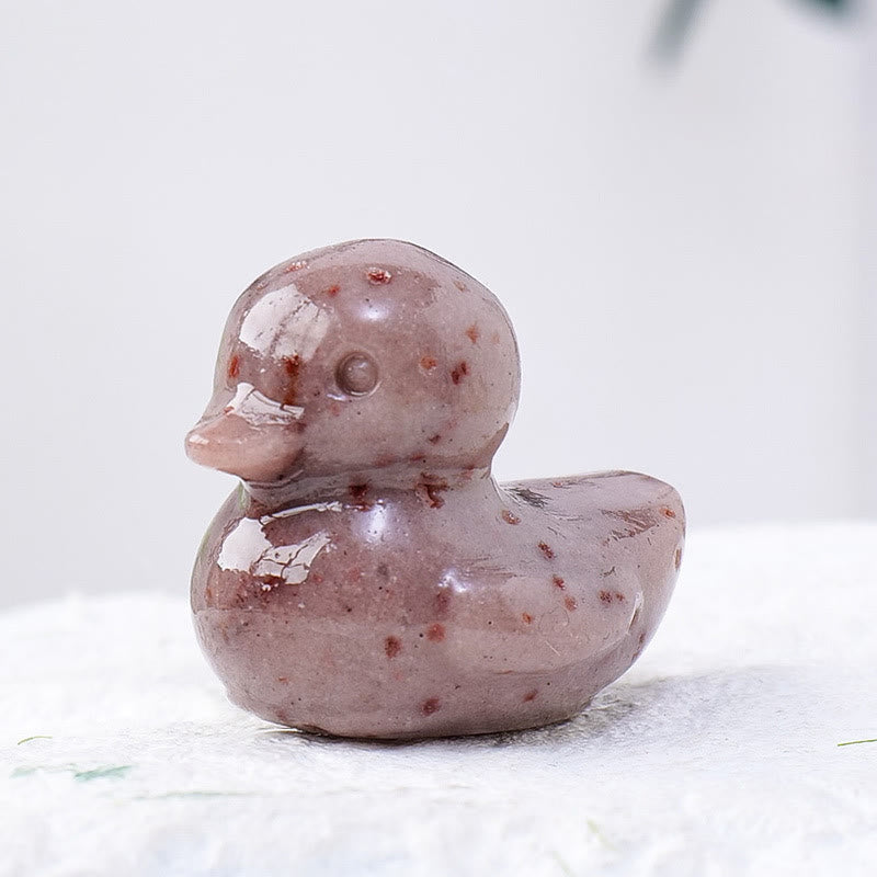 Olivenorma 1.2Inch Quartz Crystal Duck Carving Gemstone Decoration - image 40