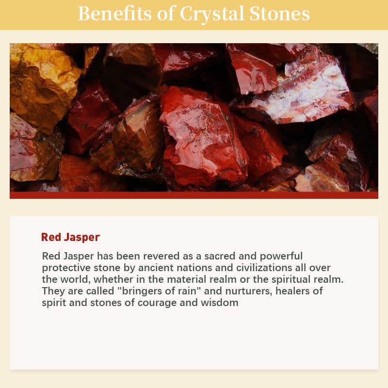 Olivenorma Red Jasper Natural Tumbled Stone Set