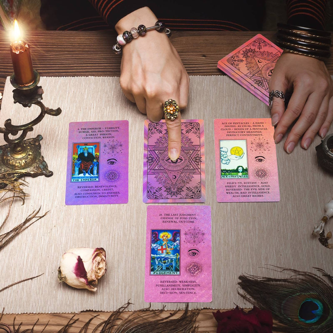 Olivenorma Evil Eye - Pink Eyes Tarot Deck Cards