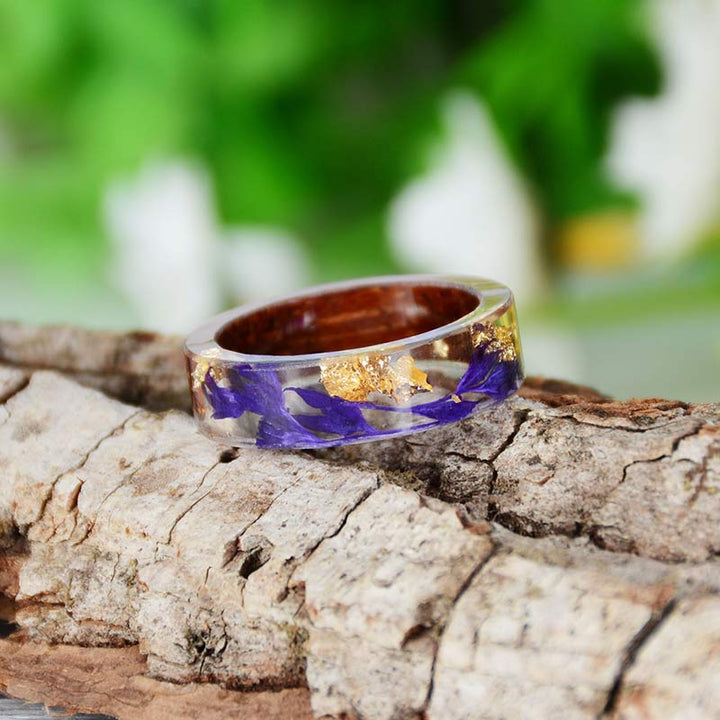 Olivenorma Intellectual & Optimistic - Handmade Wood Ring