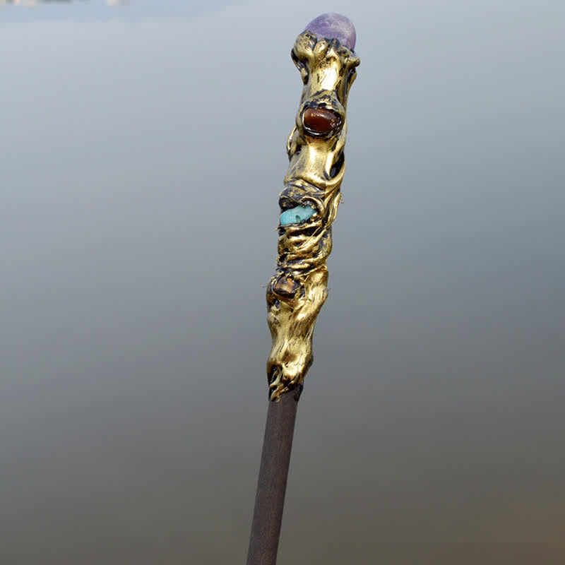 Olivenorma Moon And Sun Fairy Crystal Wands