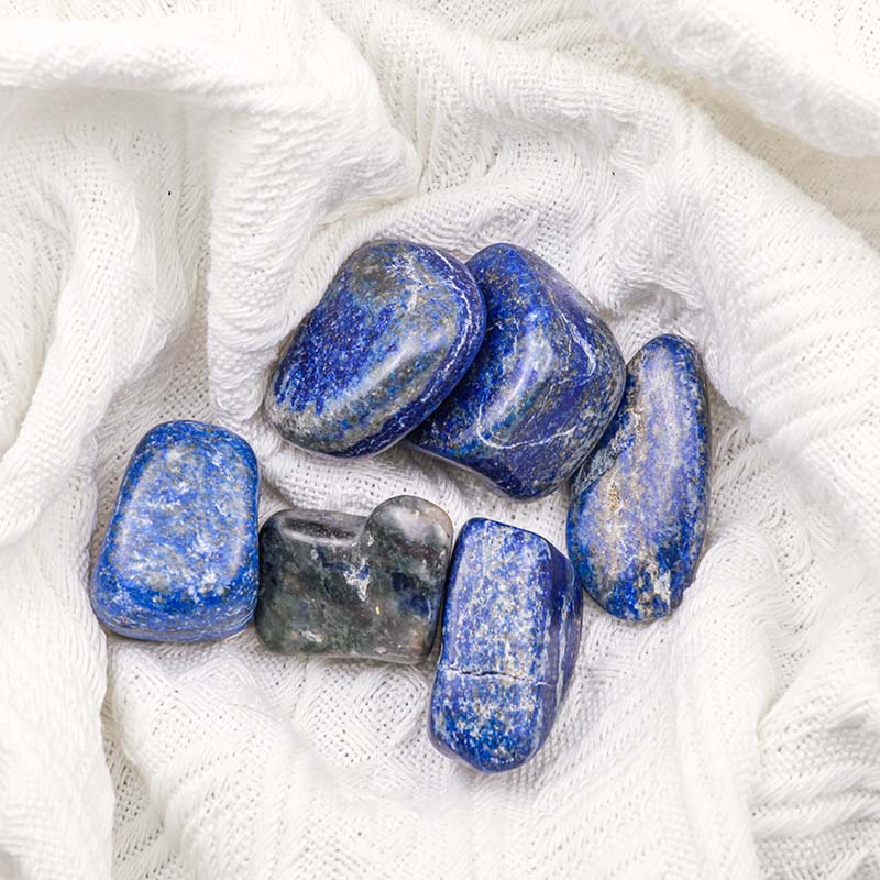 Olivenorma Lapis Lazuli Natural Tumbled Stone Set