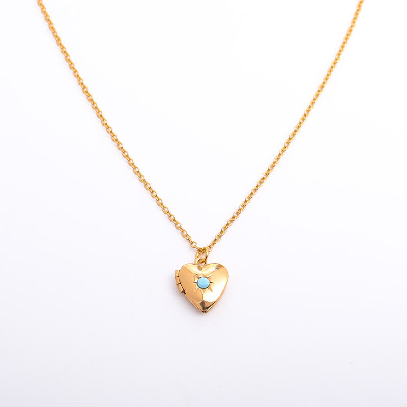 Olivenorma "Shine in My Heart"-Birthstone Heart Album Gift Card  Necklace - image 40