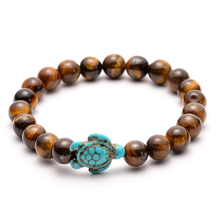 Natural Stone Turtle Bracelet