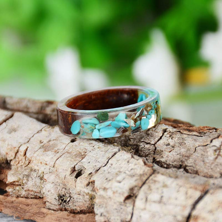 Olivenorma Intellectual & Optimistic - Handmade Wood Ring - image 6