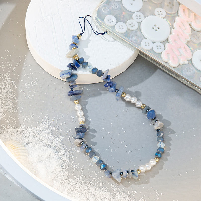Olivenorma Colorful Gravel Pearl Color Matching Mobile Phone Strap