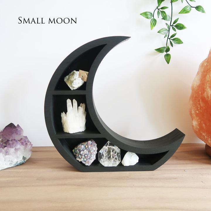 Olivenorma Handcrafted Moon Crystal  Shelf