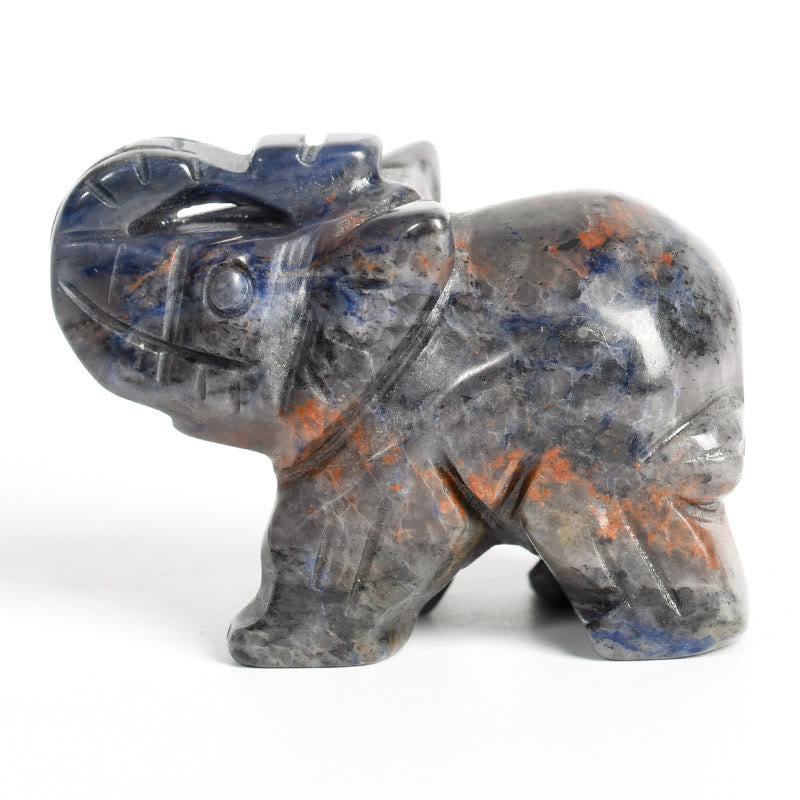 Olivenorma 1.5/2 Inches Carved Elephant Figurine Gemstone Decoration - image 37