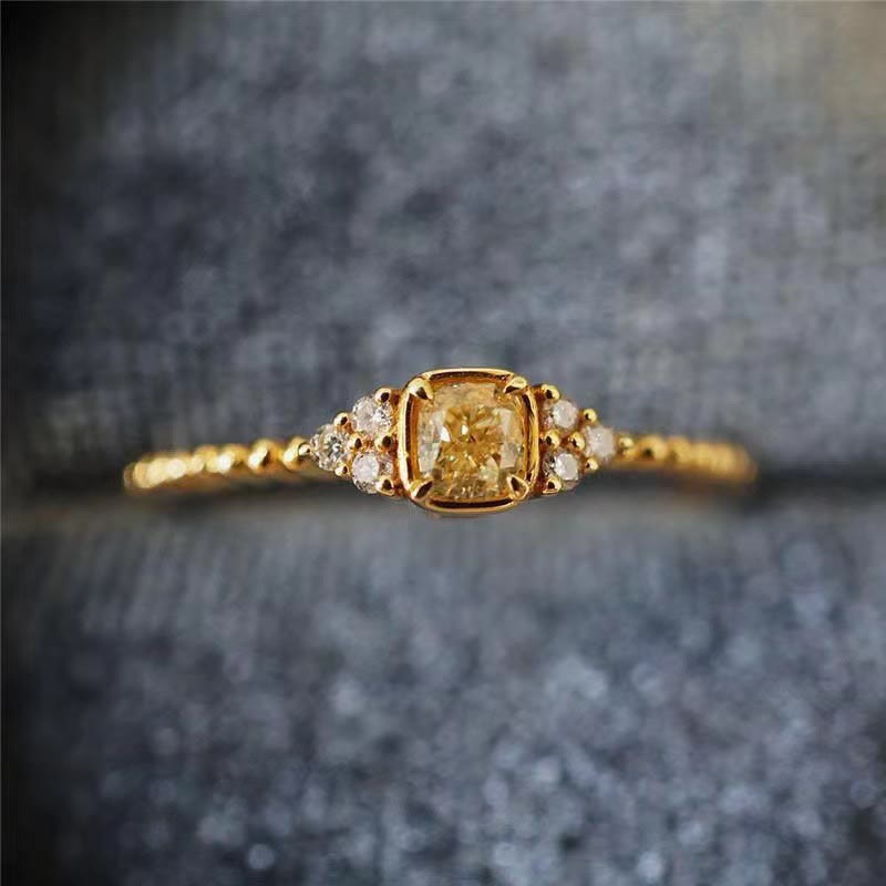 Olivenorma Delicate Natural Citrine Ring